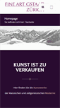 Mobile Screenshot of fineartgstaad.com